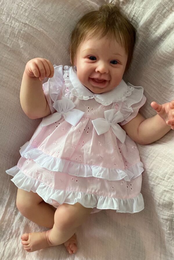 Harper lifelike silicone baby doll with realistic features