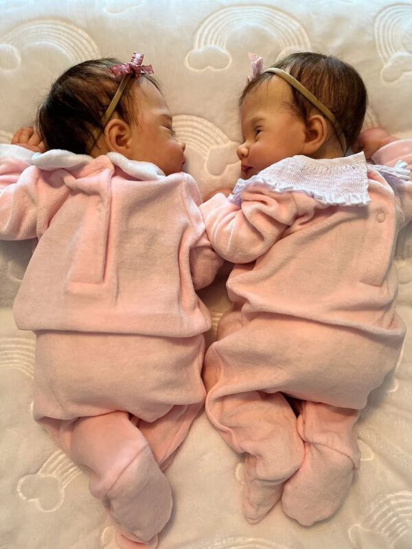 Lilly and Irie twin silicone baby dolls - Image 2