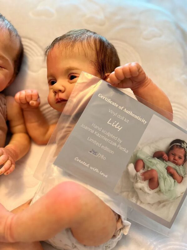 Lilly and Irie twin silicone baby dolls - Image 15