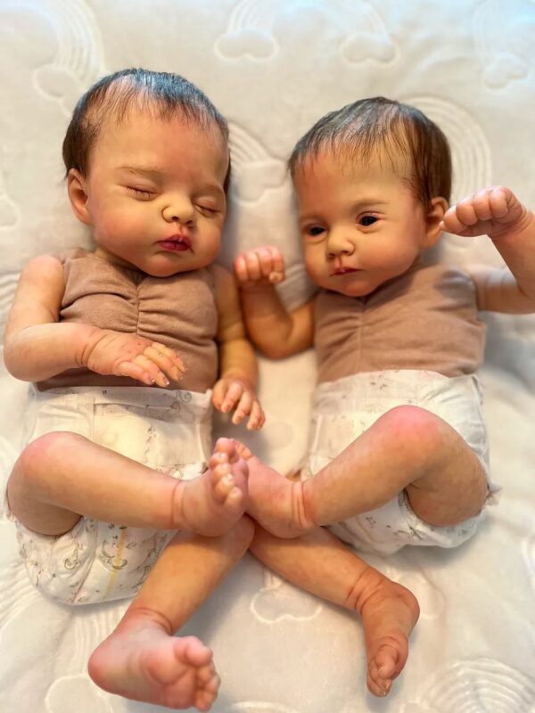 Lilly and Irie twin silicone baby dolls - Image 14